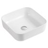 INVENA UMYWALKA NABLATOWA MALAGA INVENA TREND 39 CM, KWADRATOWA CE-39-001-C